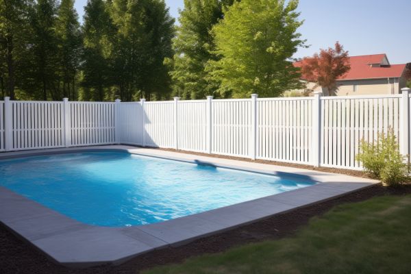 Vinyl Pool Fencing Install